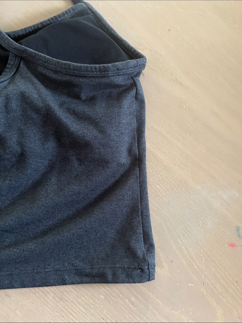 Kyodan Gray Cropped Racerback Tank - Picture 4 of 6